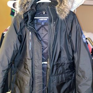 Women’s Lands End 2021 style Expedition Parka.  Black.  XL.